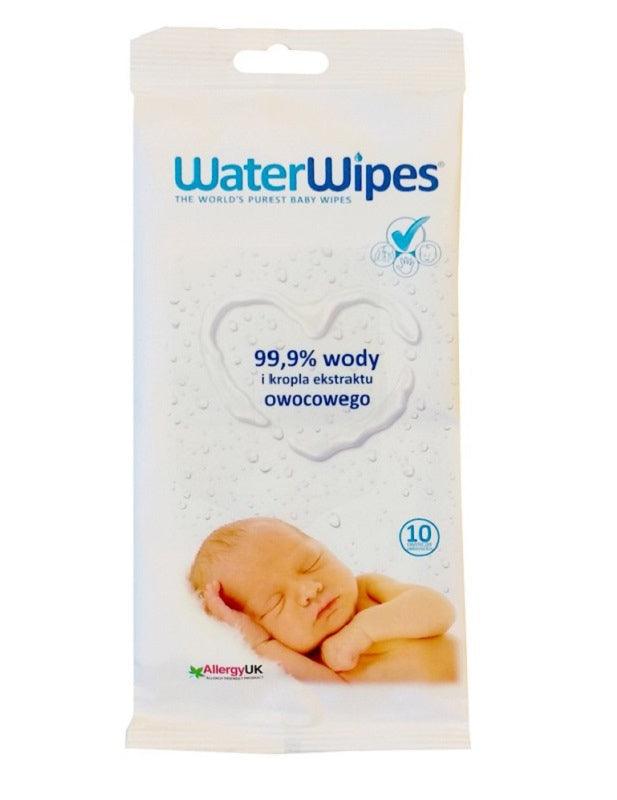 WaterWipes: chusteczki nasączanie czystą wodą BIO Travel Pack 10 szt. - Noski Noski