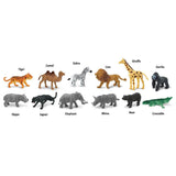 Safari Ltd: figurines in a tube wild animals wild toob 12 pcs.