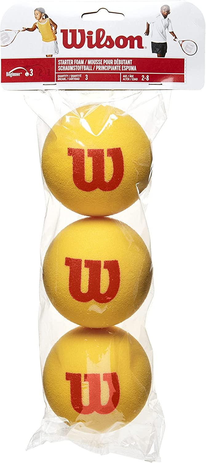 Wilson: piłki tenisowe dziecięce Starter Tour Foam Tball 3 szt. - Noski Noski