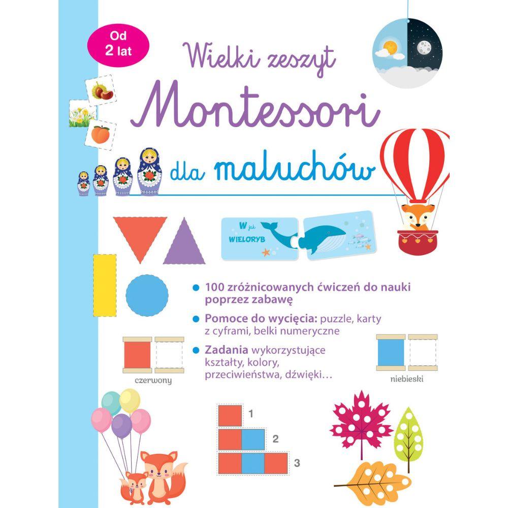Wydawnictwo Olesiejuk: Mój wielki zeszyt Montessori dla maluchów - Noski Noski