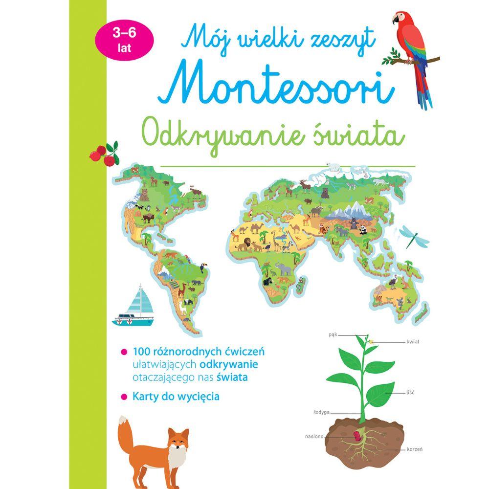 Wydawnictwo Olesiejuk: Mój wielki zeszyt Montessori. Odkrywanie świata - Noski Noski