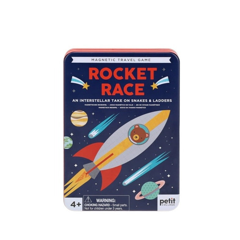 Petit Collage: Rocket Race magnetic game