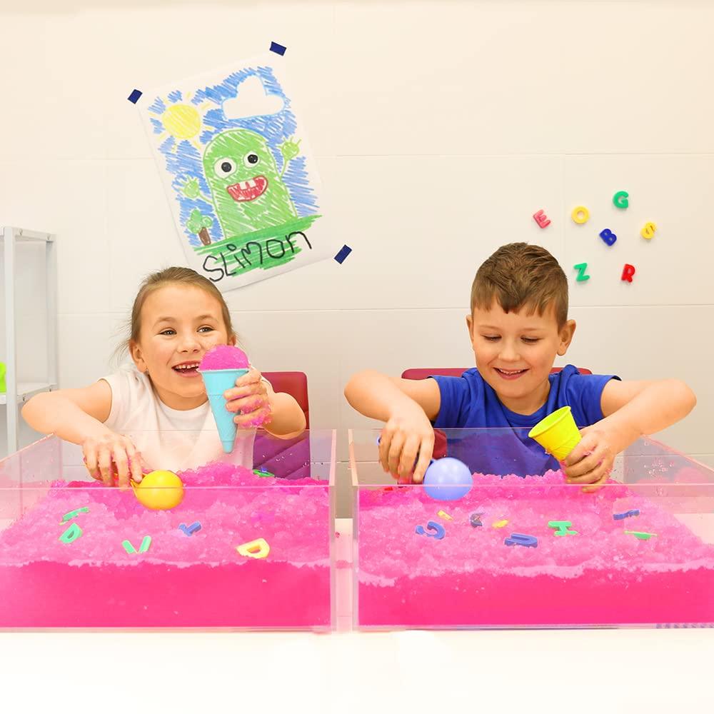 Zimpli Kids: magiczny proszek do kąpieli Gelli Baff 4 użycia Różowy i Pomarańczowy - Noski Noski