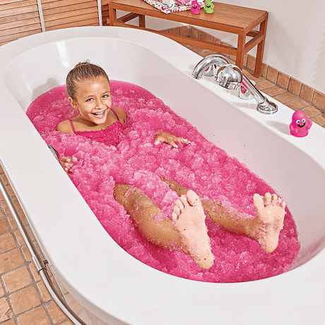 Zimpli Kids: magiczny proszek do kąpieli Gelli Baff Glitter Różowy - Noski Noski