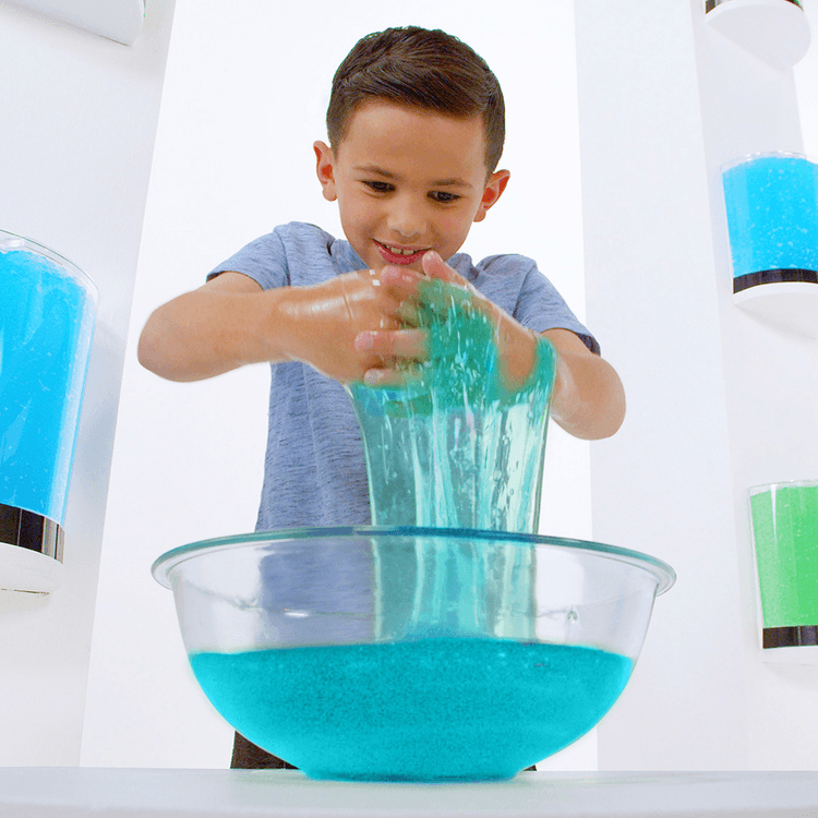 Zestaw do robienia slime Zimpli Kids Slime Baff Glitter - błyszczący, biodegradowalny glut do sensorycznej zabawy dla dzieci.