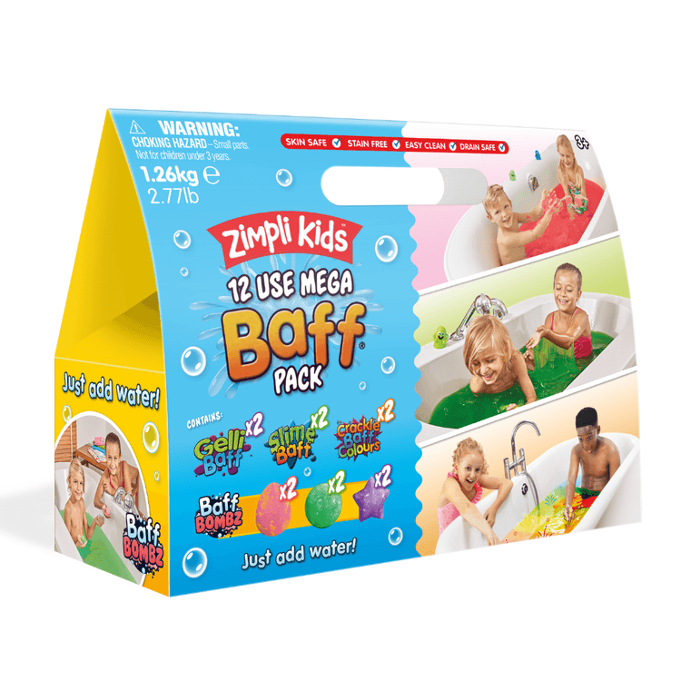 Zimpli Kids: zestaw kryształów i proszków do kąpieli Mega Baff Pack 16 szt. - Noski Noski