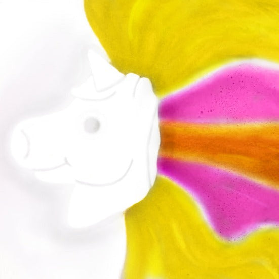 Zimpli Kinder: Magisches Einhorn für das Bad verändert die Farbe des Wasserregenbogen Baff Bombz