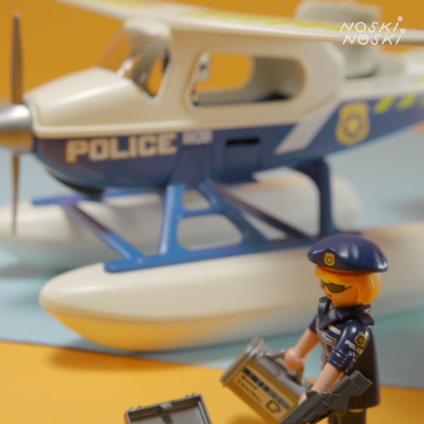 Playmobil: policyjny samolot wodny Pościg za przemytnikiem City Action