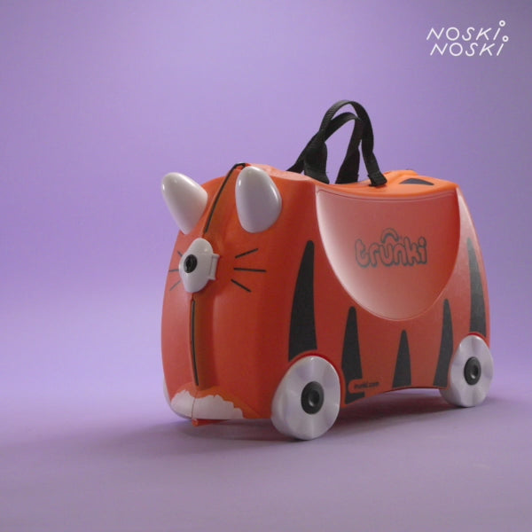 Trunki: jeżdżąca walizka dla dzieci tygrysek Tipu
