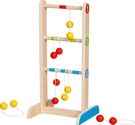 Gra zręcznościowa Goki Golf Ladder dla dzieci, rozwijająca precyzję, solidne drewniane wykonanie, świetna zabawa.