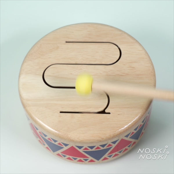 Plan Toys: drewniany bębenek Natural