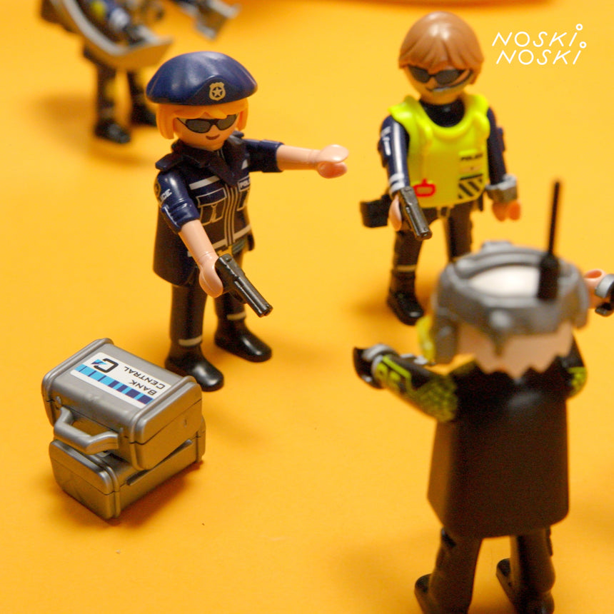 Policyjny ponton i plecak odrzutowy Playmobil Aresztowanie City Action