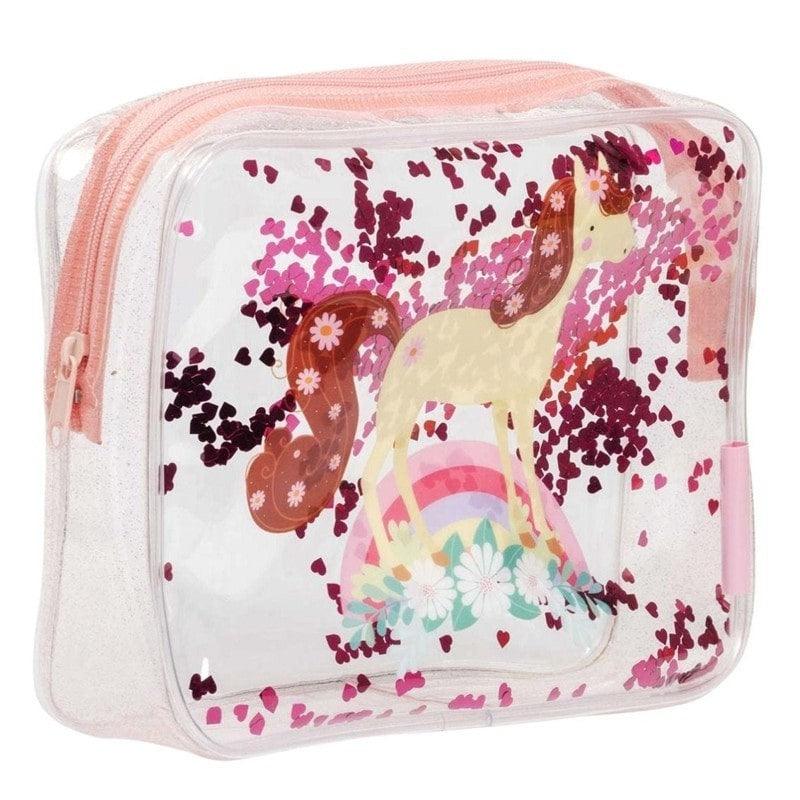 A Little Lovely Company: brokatowa kosmetyczka Glitter - Noski Noski