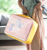 A Little Lovely Company: duża brokatowa walizeczka Glitter - Noski Noski