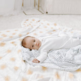 Aden+Anais: bambusowa kołderka słońce Dream Blanket Golden Sun - Noski Noski