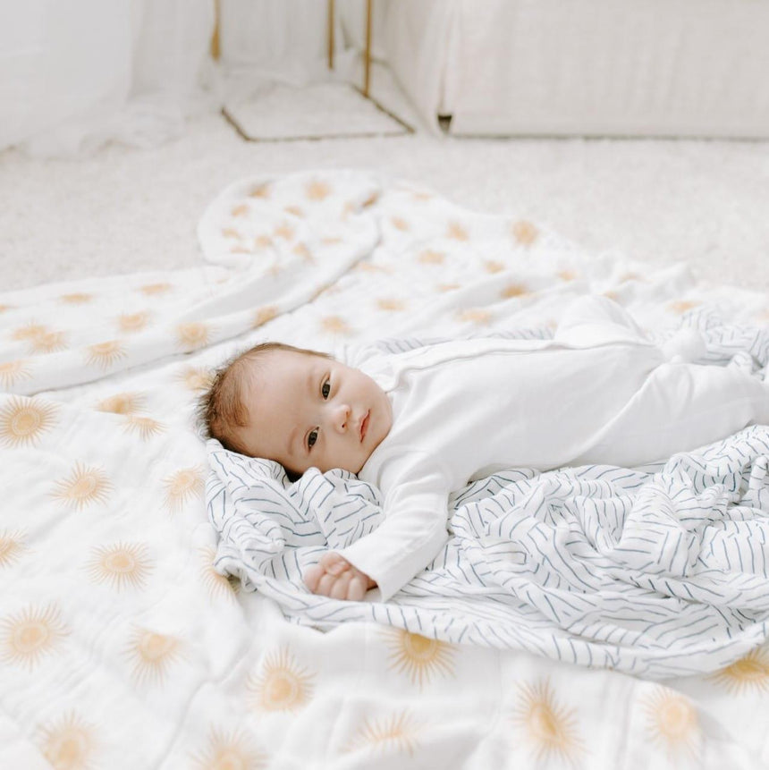 Aden+Anais: bambusowa kołderka słońce Dream Blanket Golden Sun - Noski Noski