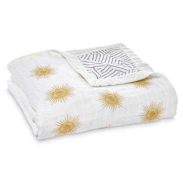 Aden+Anais: bambusowa kołderka słońce Dream Blanket Golden Sun - Noski Noski