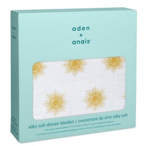 Aden+Anais: bambusowa kołderka słońce Dream Blanket Golden Sun - Noski Noski