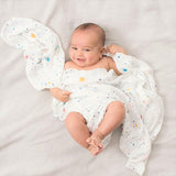 Aden+Anais: otulacz bambusowy Swaddles Stargaze 3 szt. - Noski Noski