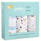 Aden+Anais: otulacz muślinowy Harry Potter 3 szt. - Noski Noski