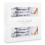 Aden+Anais: otulacz muślinowy Swaddles White Label Serengeti 3 szt. - Noski Noski