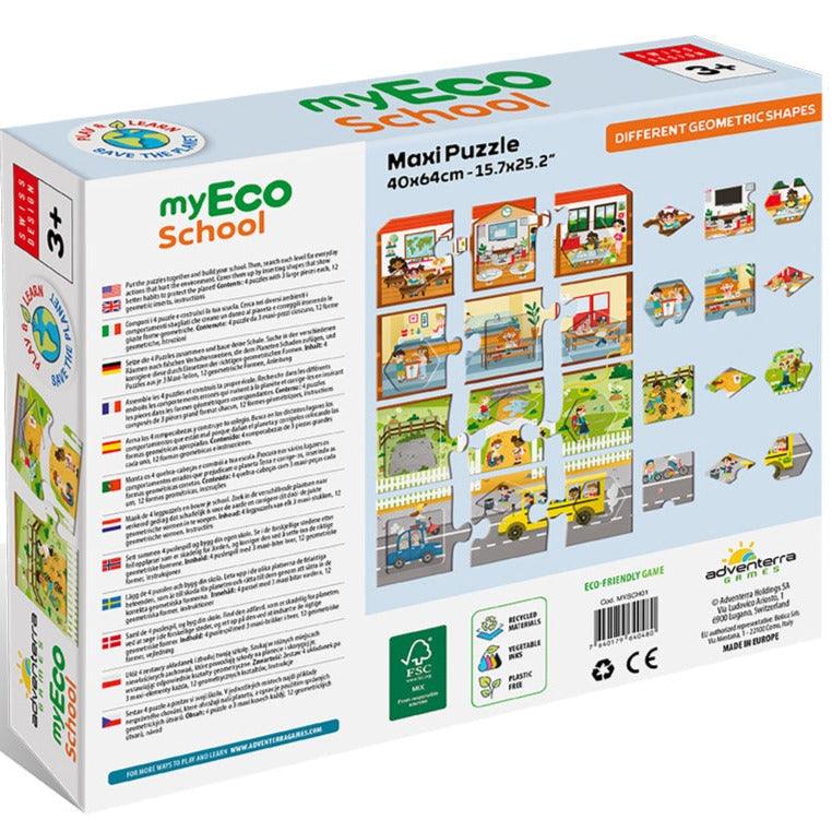 Adventerra Games: puzzle edukacyjne My Eco School - Noski Noski