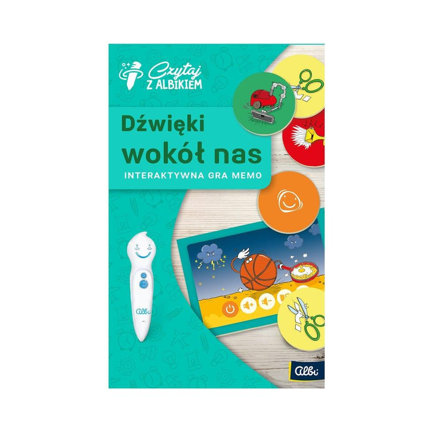 Albi: gra pamięciowa memo Czytaj z Albikiem: Dźwięki wokół Nas - Noski Noski