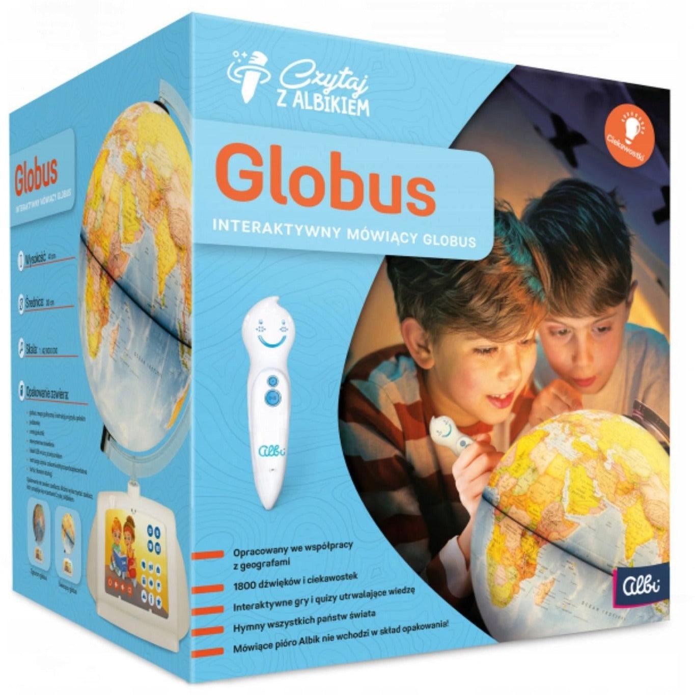 Albi: interaktywny globus Czytaj z Albikiem - Noski Noski