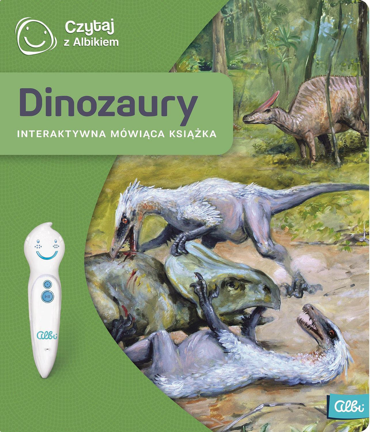 Albi: książka Czytaj z Albikiem: Dinozaury - Noski Noski