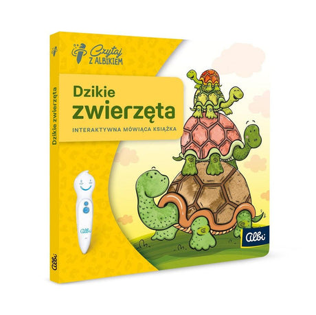 Albi: mini książka Czytaj z Albikiem: Dzikie Zwierzęta - Noski Noski