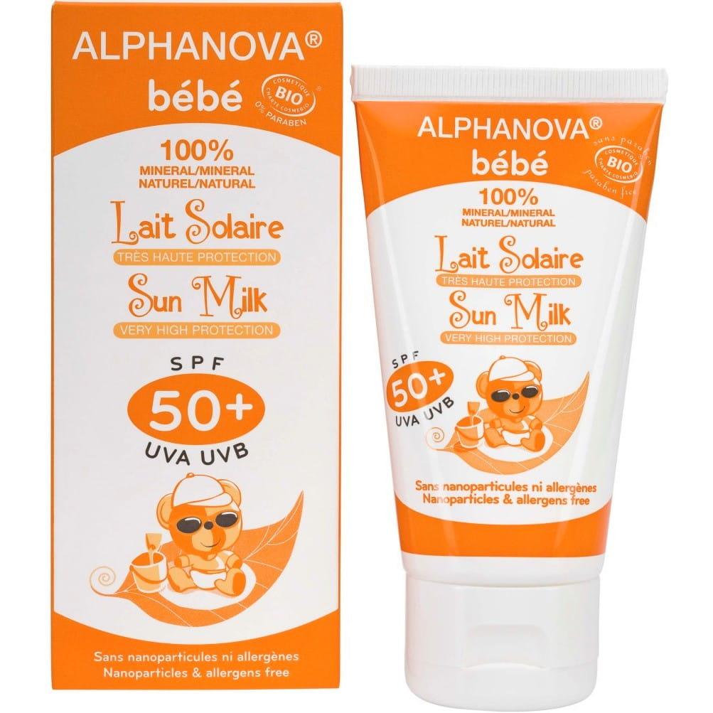 Alphanova Sun Bebe: krem przeciwsłoneczny dla niemowląt SPF 50 BIO - Noski Noski