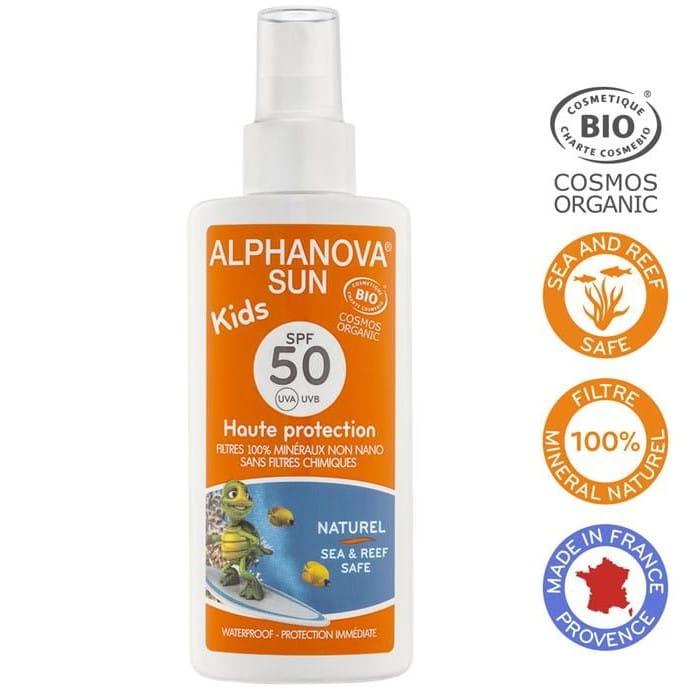 Alphanova Sun Kids: spray przeciwsłoneczny dla dzieci SPF 50 BIO - Noski Noski
