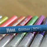 Apli Kids: flamastry brokatowe Glitter 10 kolorów - Noski Noski
