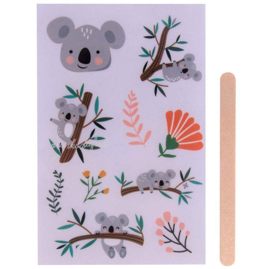 Apli Kids: kalkomanie koala Transfer Stickers - Noski Noski