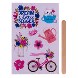 Apli Kids: kalkomanie kwiaty Transfer Stickers - Noski Noski