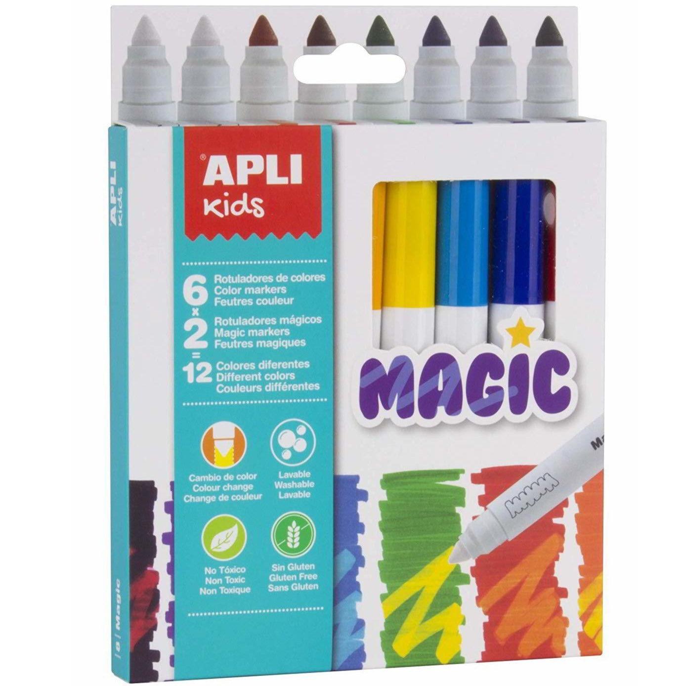 Apli Kids: magiczne flamastry 8 kolorów - Noski Noski