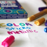Apli Kids: metaliczne farby w kredce Color Sticks 6 kolorów - Noski Noski