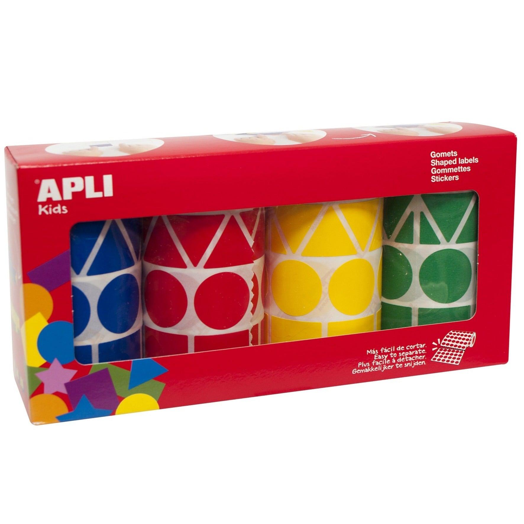 Apli Kids: naklejki geometryczne w rolkach XL - Noski Noski