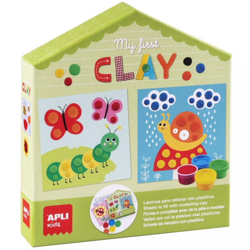 Apli Kids: pierwszy zestaw artystyczny plastelina My First Clay - Noski Noski