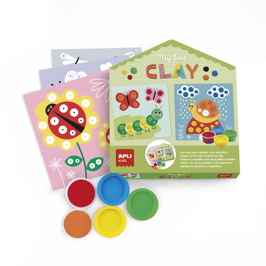 Apli Kids: pierwszy zestaw artystyczny plastelina My First Clay - Noski Noski
