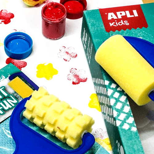 Apli Kids: stempelki i wałki z farbkami Paint & Fun - Noski Noski