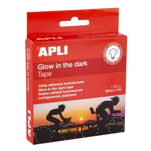 Apli Kids: taśma klejąca świecąca w ciemności 5 m - Noski Noski