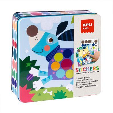 Apli Kids: zestaw kreatywny z naklejkami Piesek - Noski Noski