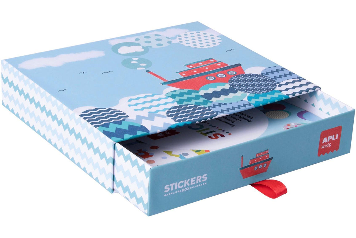 Apli Kids: zestaw z naklejkami Stickers Box - Noski Noski