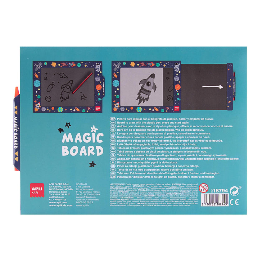 Apli Kids: znikopis kosmos Magic Board - Noski Noski