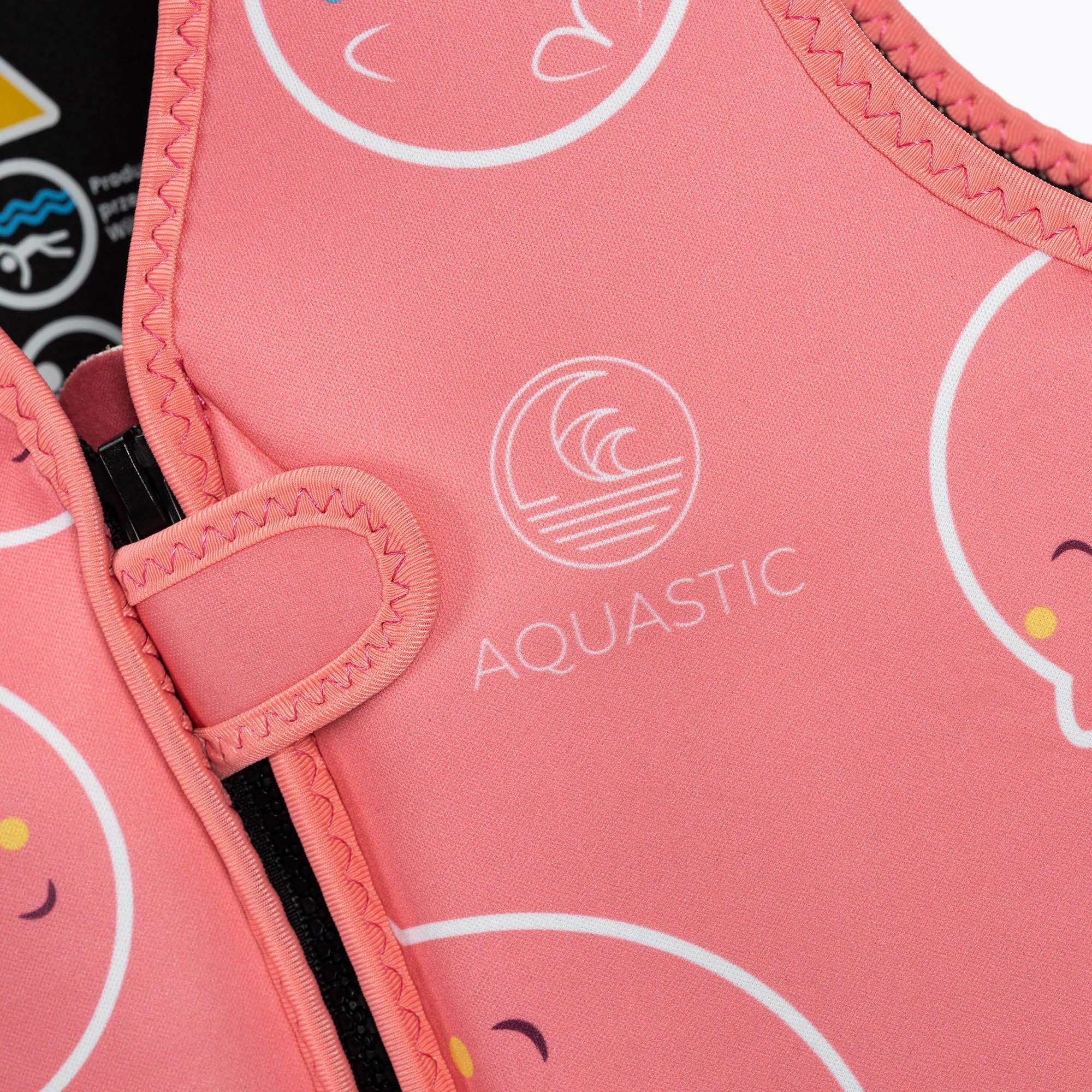 Aquastic: kamizelka asekuracyjna dla dzieci Różowa - Noski Noski