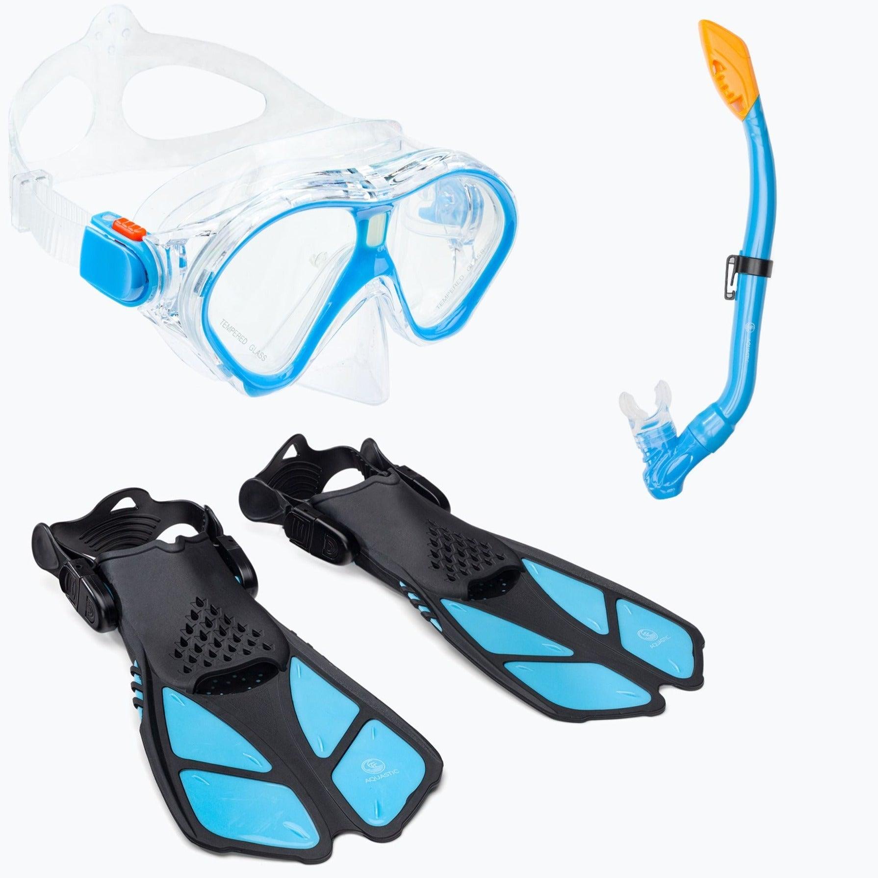 Aquastic: płetwy, maska i fajka do snorkelingu dla dzieci - Noski Noski