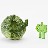 Areaware: drewniany elastyczny robot Cubebot Micro - Noski Noski