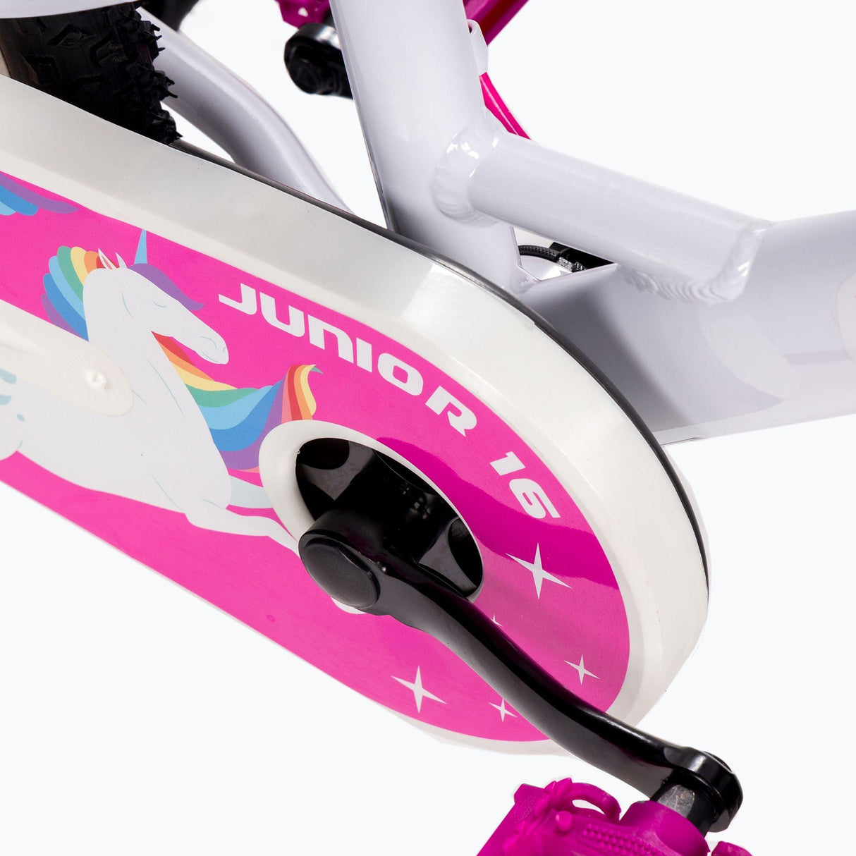 Attabo: rower dziecięcy Junior 16" Pink - Noski Noski