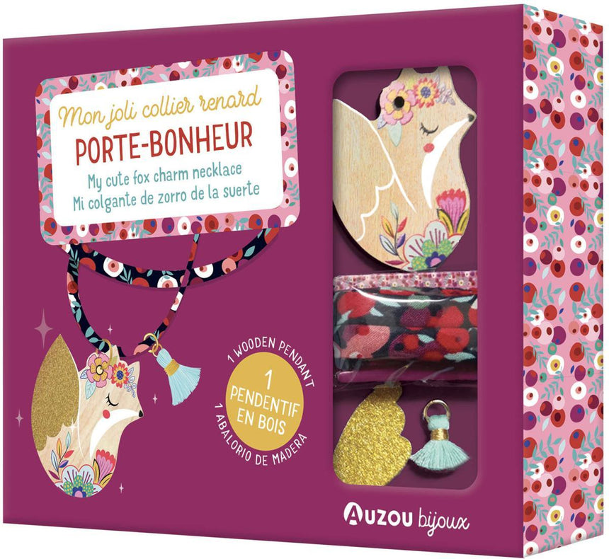 Auzou: biżuteria DIY Naszyjnik Lisek - Noski Noski